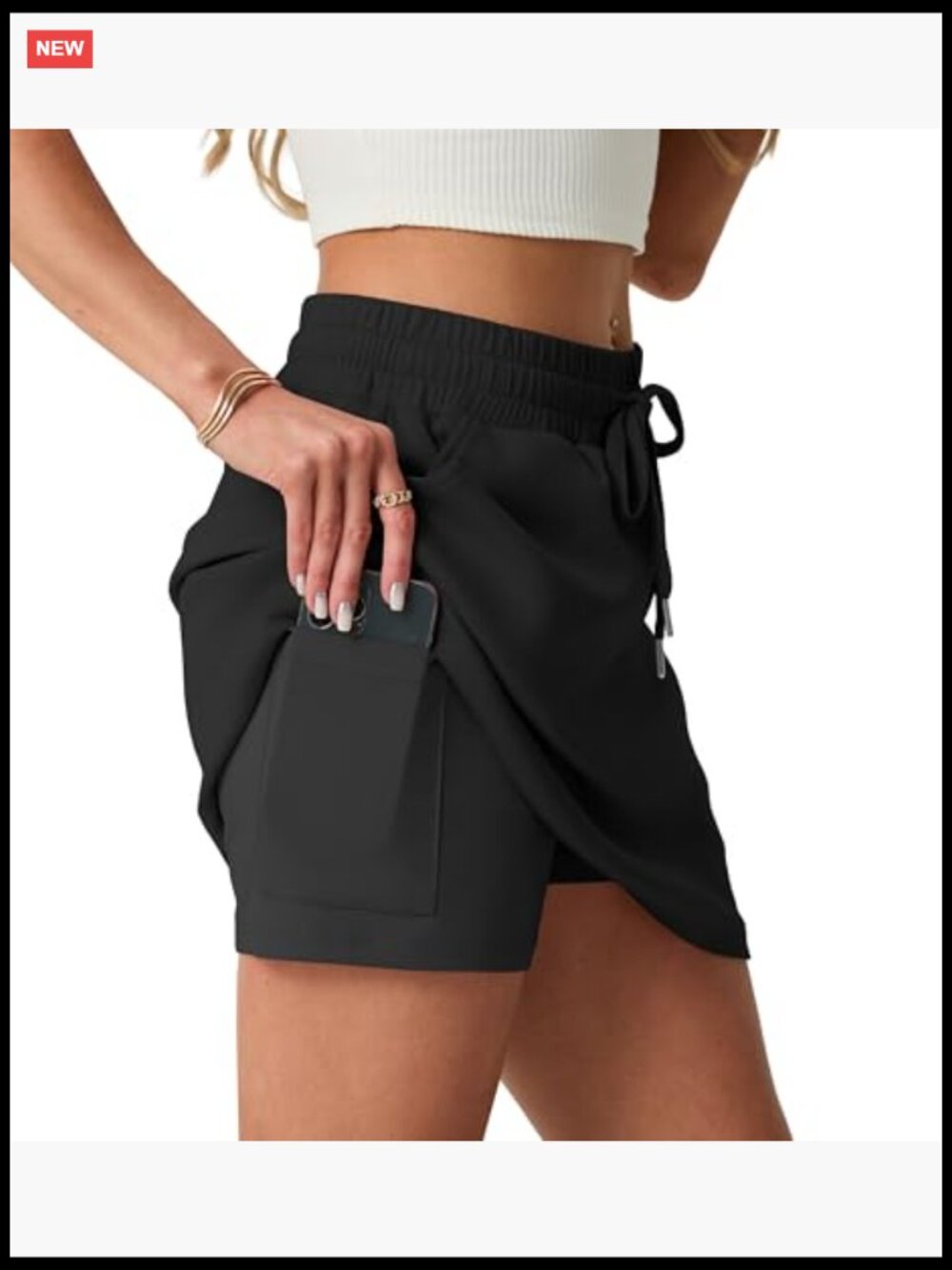 Active Skirts with Built-in Shorts and Pockets for Golf Tennis Hiking Workout - Picture 2 of 7